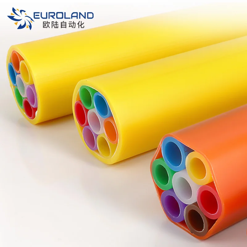 
 Китайский волоконно-оптический кабель HDPE 7 Way 12/10 мм Microduct 7 Way  