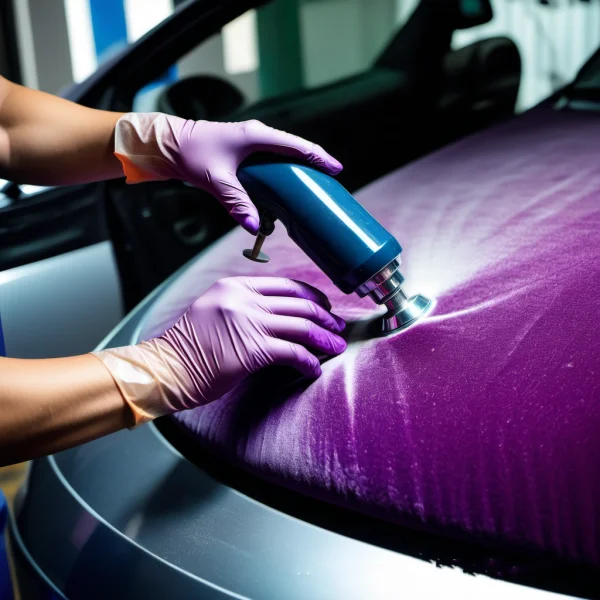 For High-Quality Finish in Automotive Metalworking and Woodworking Projects 125mm 150mm Purple Sanding Disc