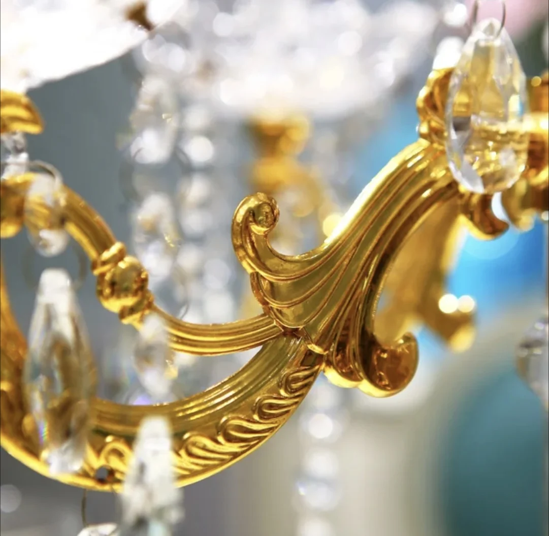 Supply Ball Trumpet Gold Flower Stand Wedding Decoration