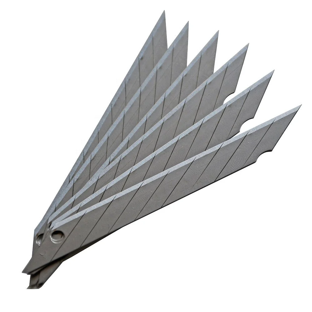 CN011S 30 Degree 9mm Snap Off Carbon Steel Art Knife Blade