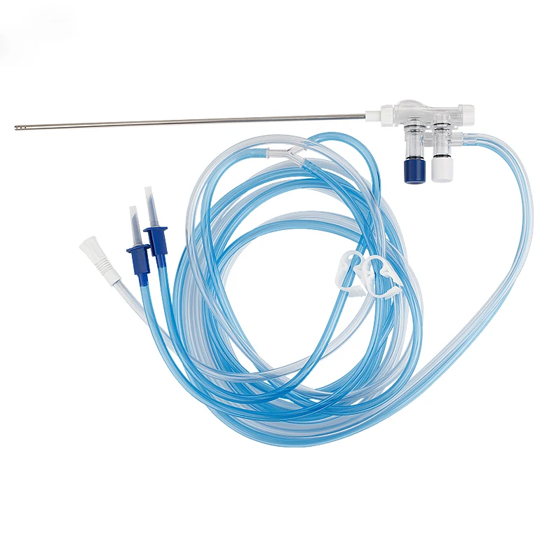 CE ISO approved laparoscopic instrument disposable suction irrigation device set tube system