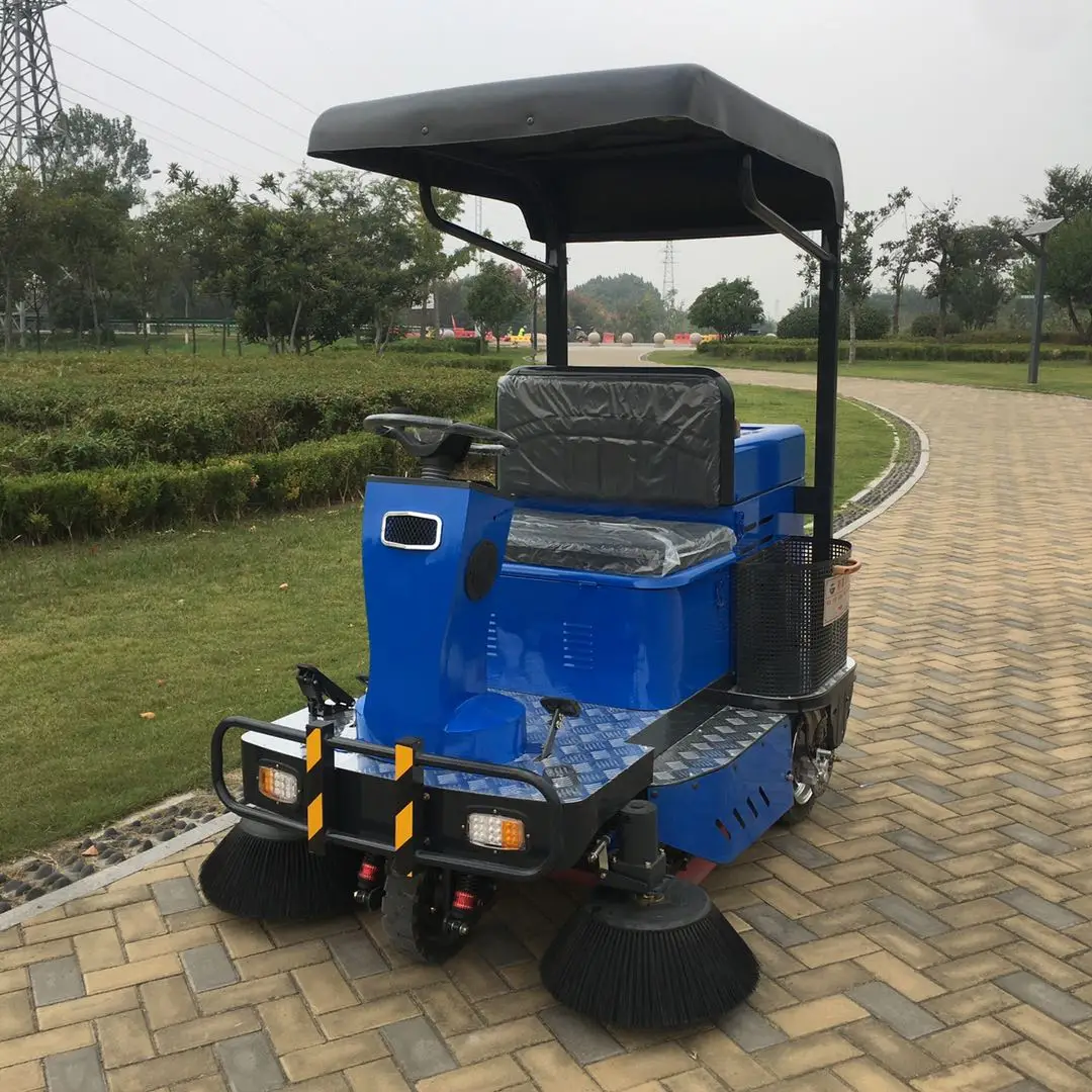2024 Best Selling Sweeper Machine Three-brush Sunshade Model Street Sweeper Car