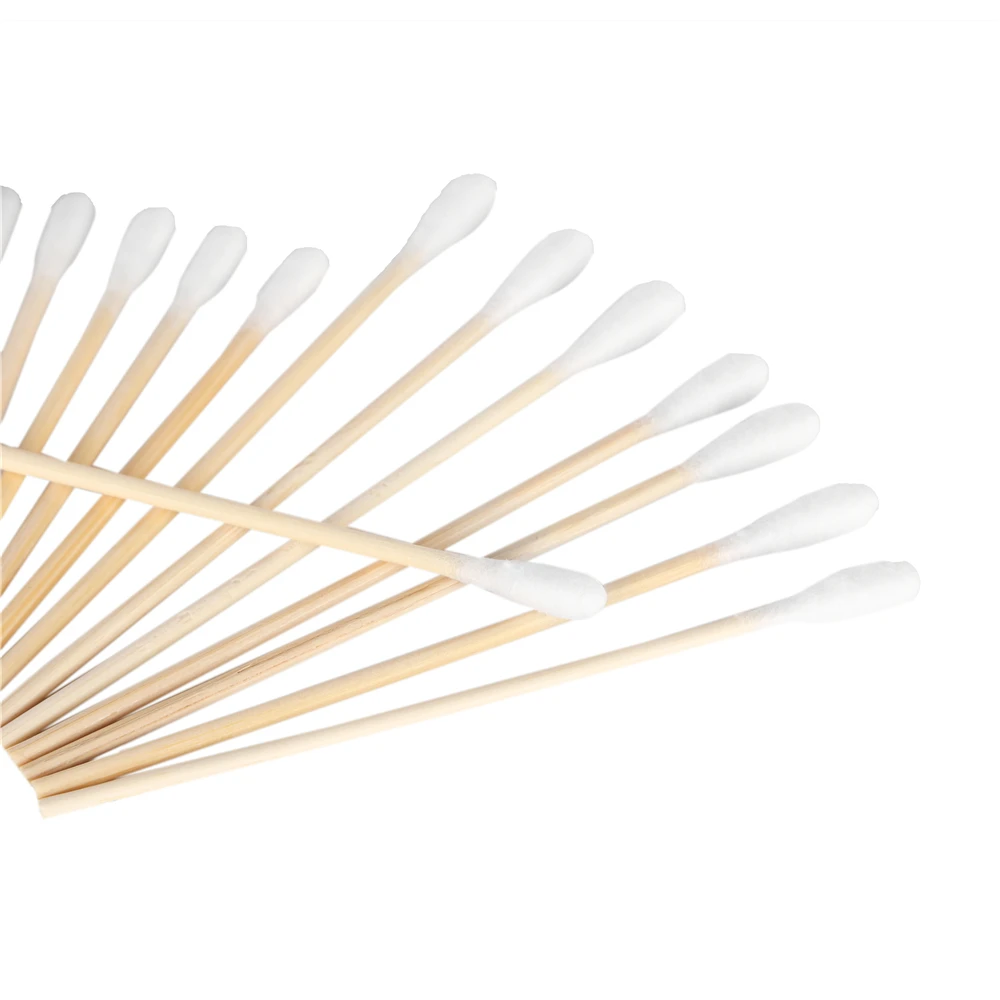 
Swabs Medical Individually Packaged Lipstick Supplier Spiral Cleansing Silicone Baby Ears Q Tips Cotton Swab 