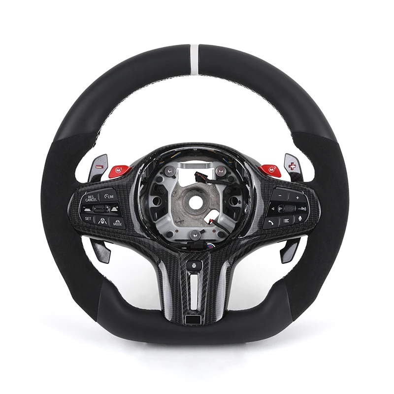 Кожаное Рулевое колесо для BMW M3 G80 M4 G82 G01X4 G02 X5 G05 X6 G06 G11 G12 G20 G30 Z4 G29