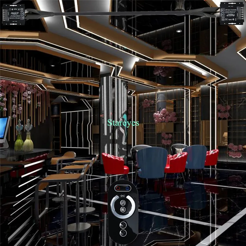 РЧ-433 пульт дистанционного управления Сенсорный экран музыкальный активируемый приемник Одноцветный диммер CCT RGB RGBW RGBCCT Светодиодная лента