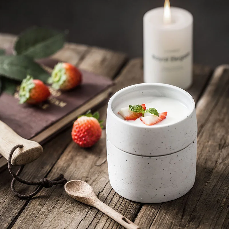 
Hand-painted underglazed ceramic baking bowl fruit salad pudding bowl ceramic tableware 