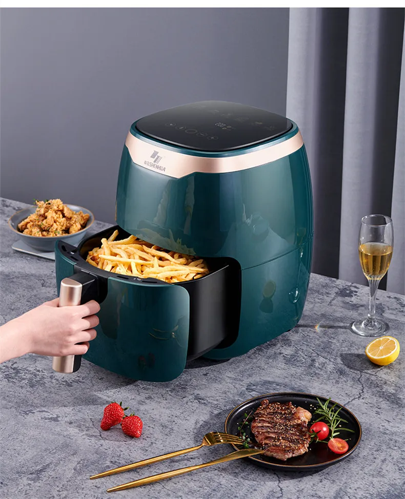 8L extra large capacity smart air fryers  digital multifunction electr deep fryer  air fryer