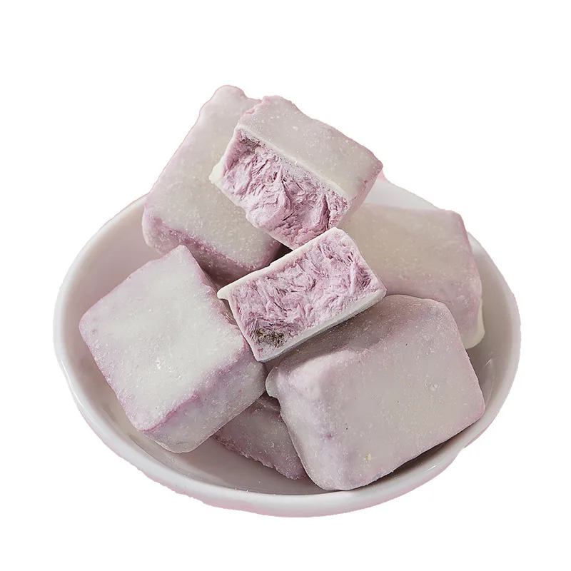 Wholesale Low Fat Healthy Snacks Freeze Dried Strawberry Yogurt Cube