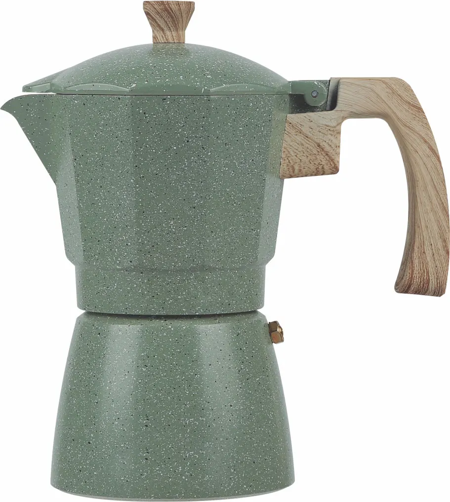 Classic Italian Coffee Maker High Quality Aluminum Pressure Valve Stovetop Induction Espresso Coffee Maker Moka Pot