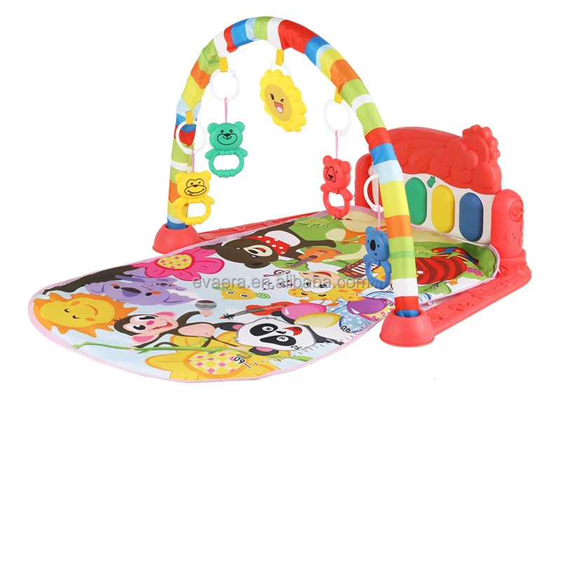popular in south east Asia Playgym Baby Activity Cotton Mat Baby Kick Play Piano Gym