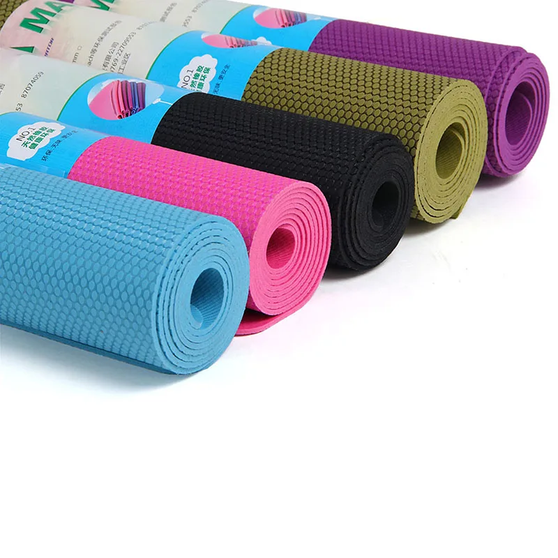 Dongguan Factory Eco Friendly Non Slip fitness YogaMats High Density Natural Rubber Pad PU leather Cork TPE Gym Yoga Mat NBR