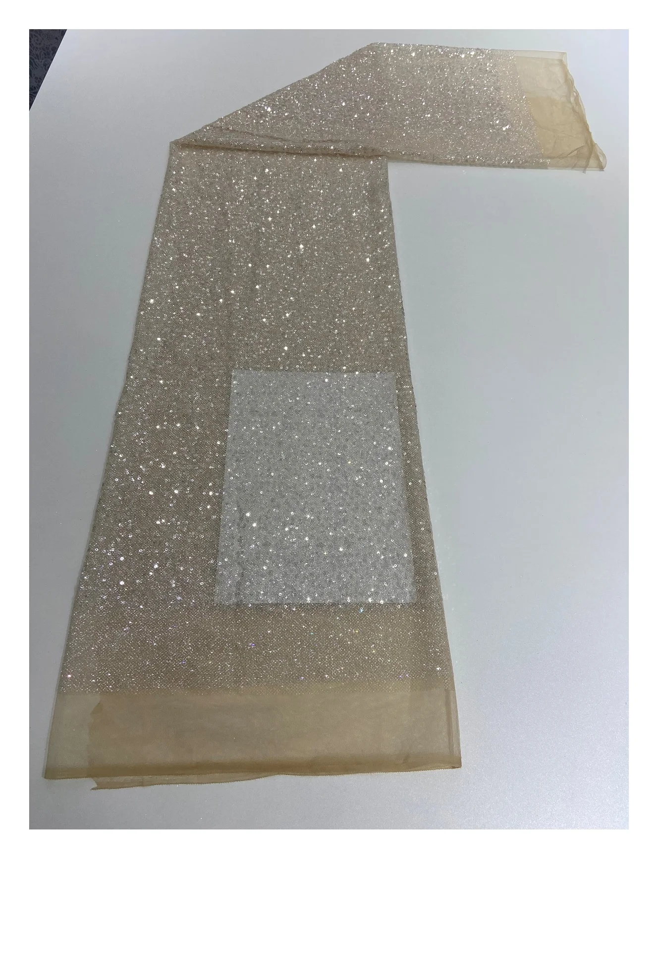 Wholesale Cheap Price New Luxury Sequin Beaded Embroidery Lace Tulle Fabric French Mesh