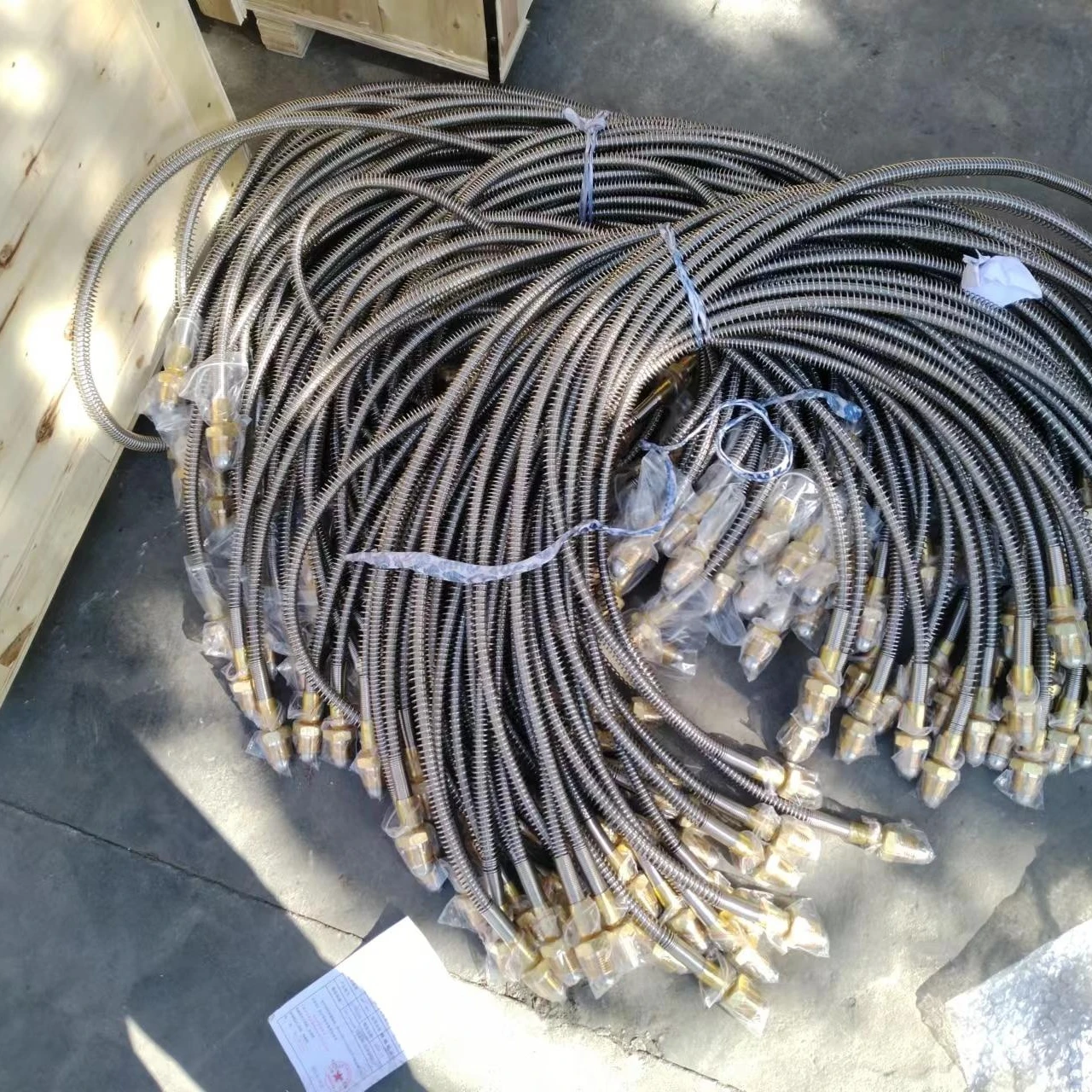 20MPA Gas filling hose for high pressure gas manifold flexible filling hose