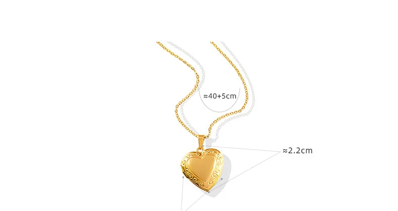 Chain Chocker Gemstone Heart Zircon Pendant Necklace Joyas De Acero Inoxidable Al Por Mayorjewelry Stainless Steel Necklaces Opp