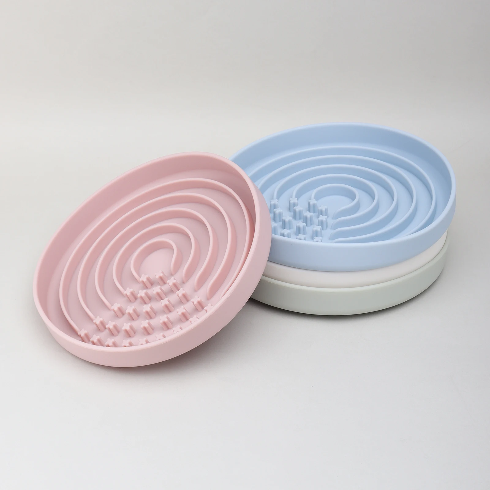 Новая силиконовая миска для кормления кошек и кроликов для предотвращения чрезмерного ожирения