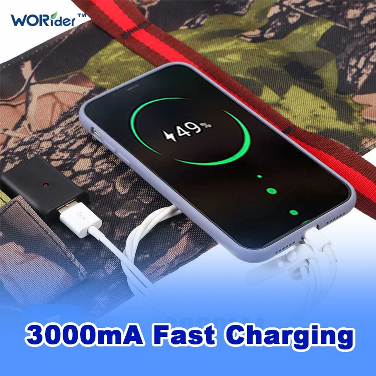 6W 12W 14W 20W 25W Solar Panel Portable Folding Outdoor Waterproof Sun Energy Charger Shenzhen Power Bank