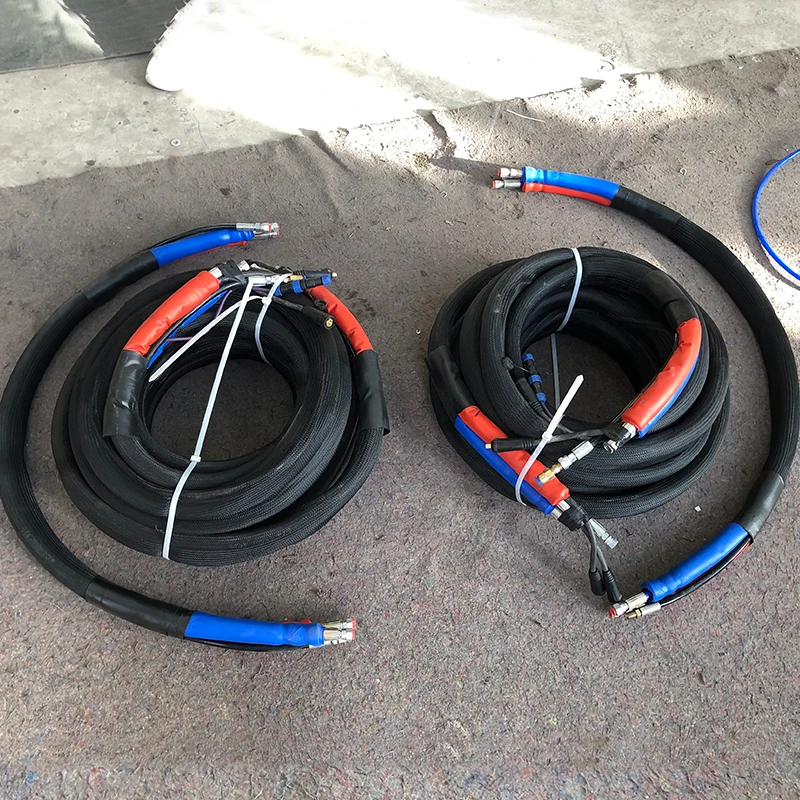 Flexible Polyurethane Heated Hose PU Heating Hose for Sealant Adhesive and Insulation Applications