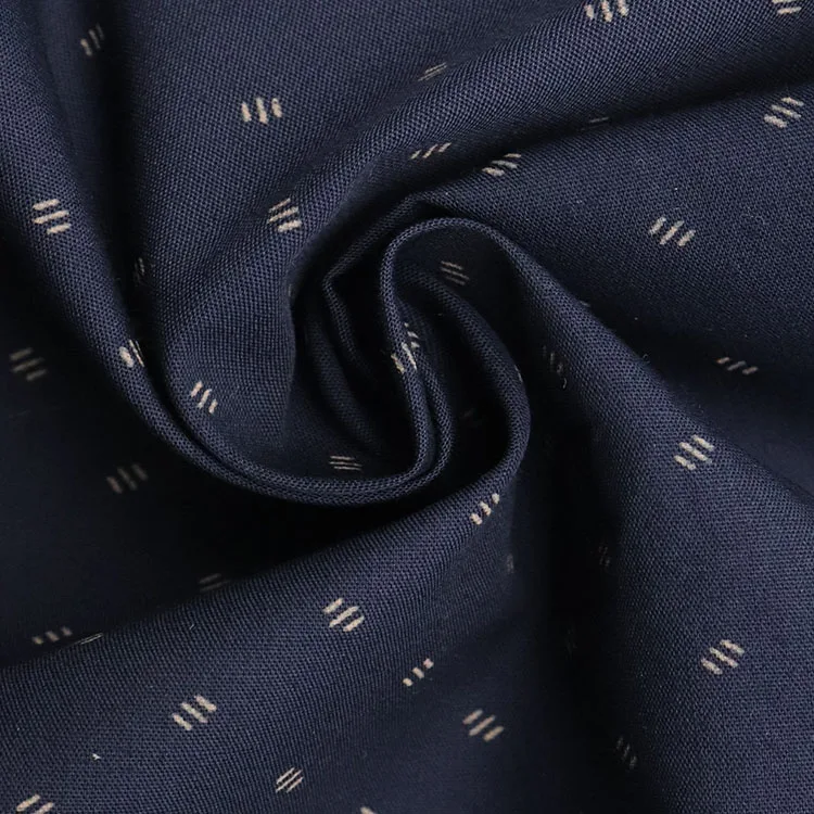 
105gsm anti wrinkle printed cotton poplin wholesale for garment fabric 