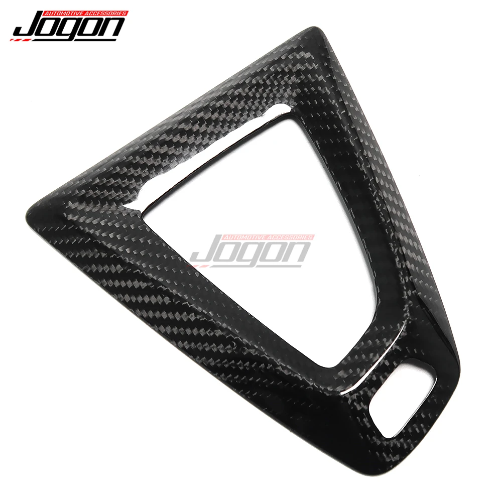 Настоящее углеродное покрытие для BMW M2 F87 M3 F80 M4 F82 M5 F83 F10 F85 X5M F86 X6M F12 F13 автомобильная ручка переключения передач наклейка отделка