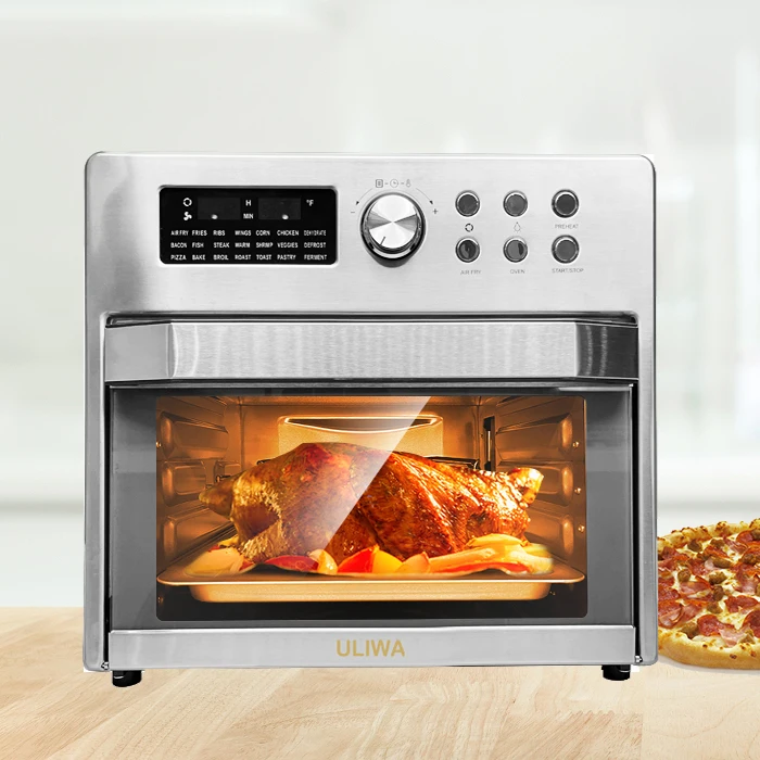 portable 25L Capacity Comb Air Fryer Oven Fast cooking toasting Toaster Ovens