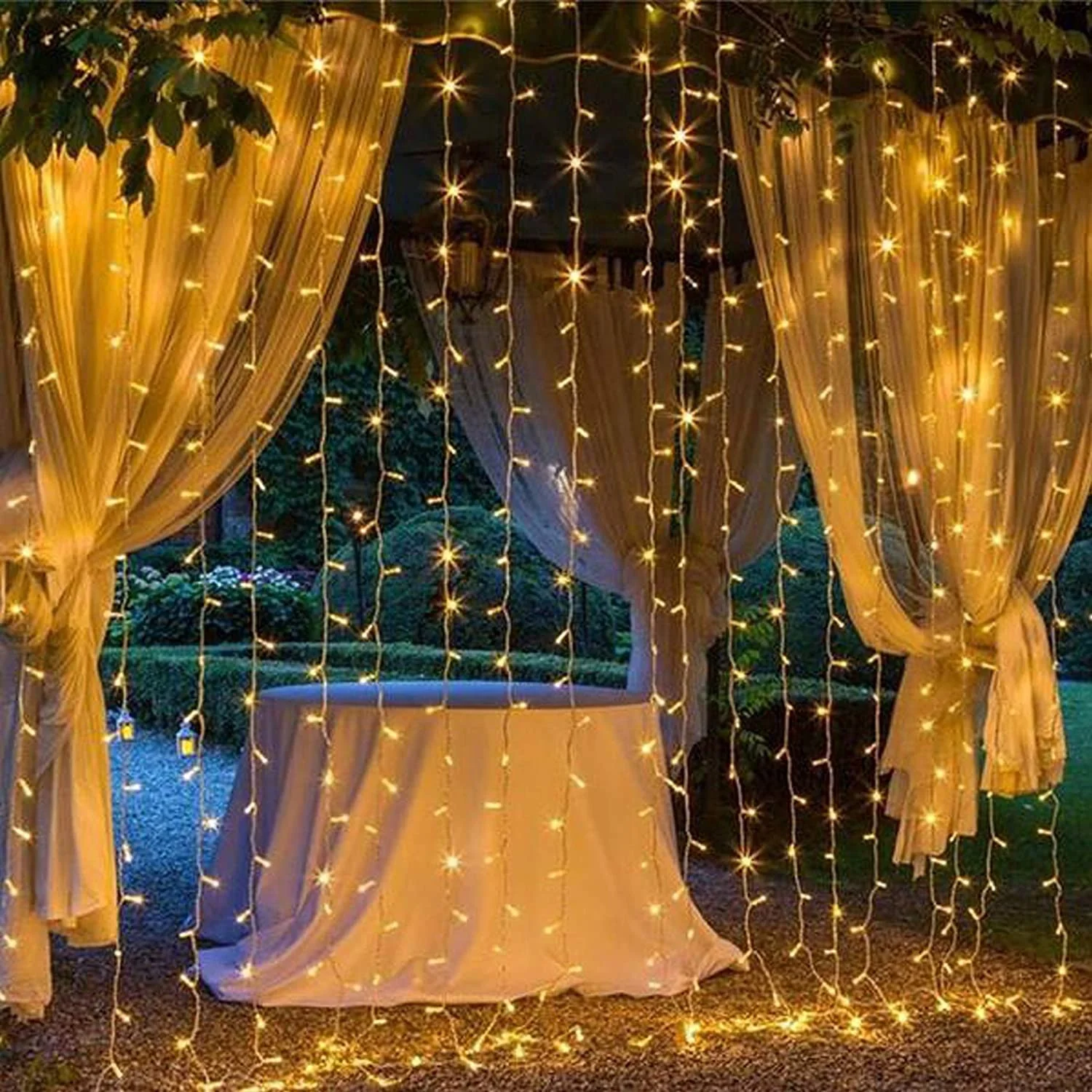 Christmas party wedding Ceiling led curtain light outdoor curtain led christmas lights led outdoor string lights