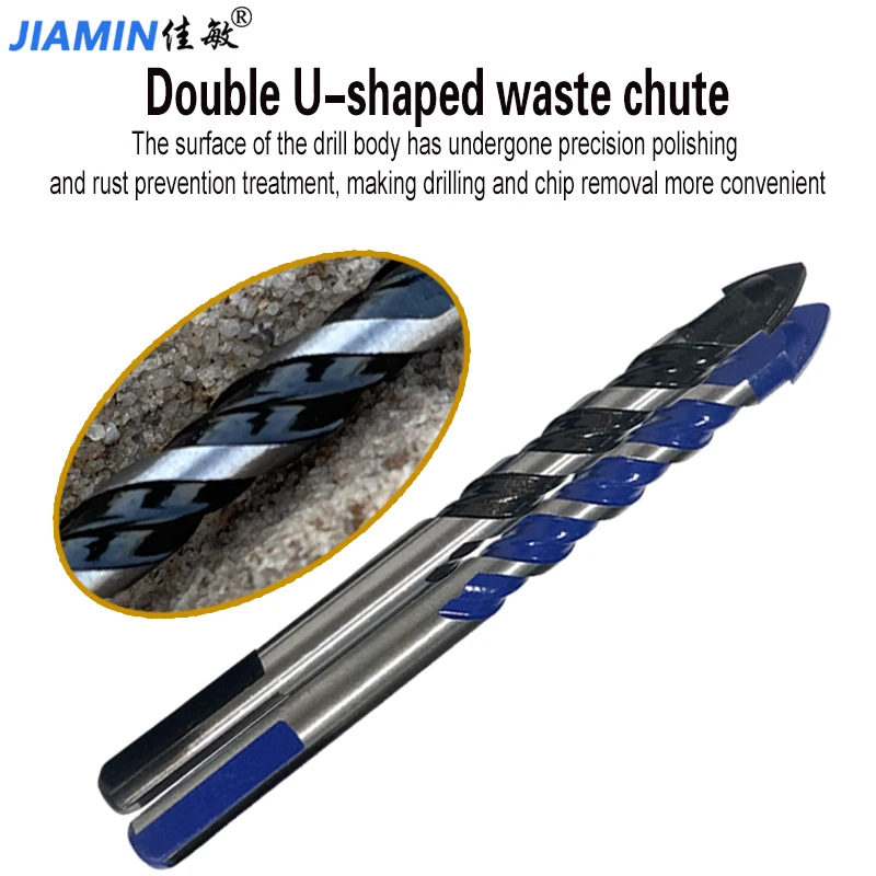 multifunctional tungsten carbide hard alloy material triangular drill bits,used for ceramic tiles, walls,rock panels, marble