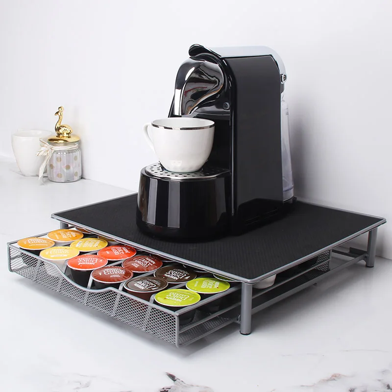Wholesale Kitchen Standing Type 36pcs Dolce Gusto Coffee Pod Storage Drawer