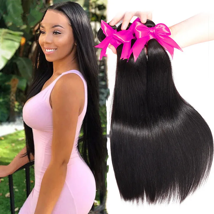 
Wholesale Cheap Virgin Peruvian Hair Straight Weave Human Hair Bundles 