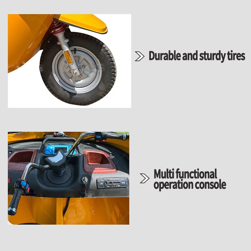Hot selling China price Tuk Tuk Moto taxi 800w eletricycle Passenger tricycle electric rickshaw
