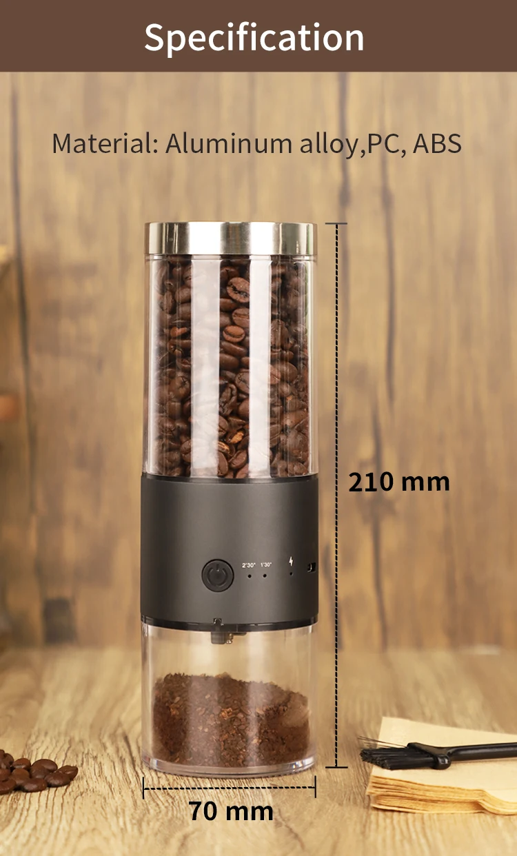 Wedding Anniversary Gifts Smart Design Automatic Coffee Grinder Electric Grinder Mill for Home Use Cafe Maker for Wedding Guests