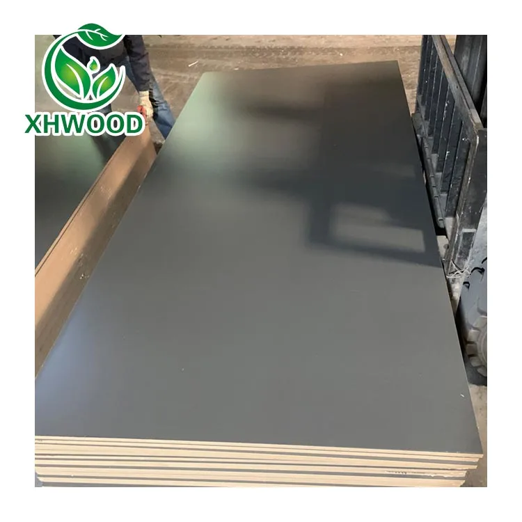 XHWOOD High glossy PET melamine film melamine MDF melamine faced laminated MDF for sale