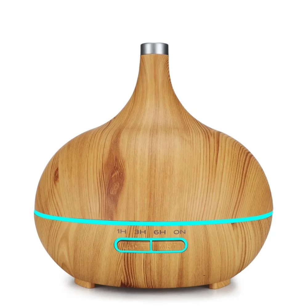 Wholesale High Quality Ultrasonic Electric Wooden Aroma Oil Diffuser Wood Aromatherapy Diffuser Machine