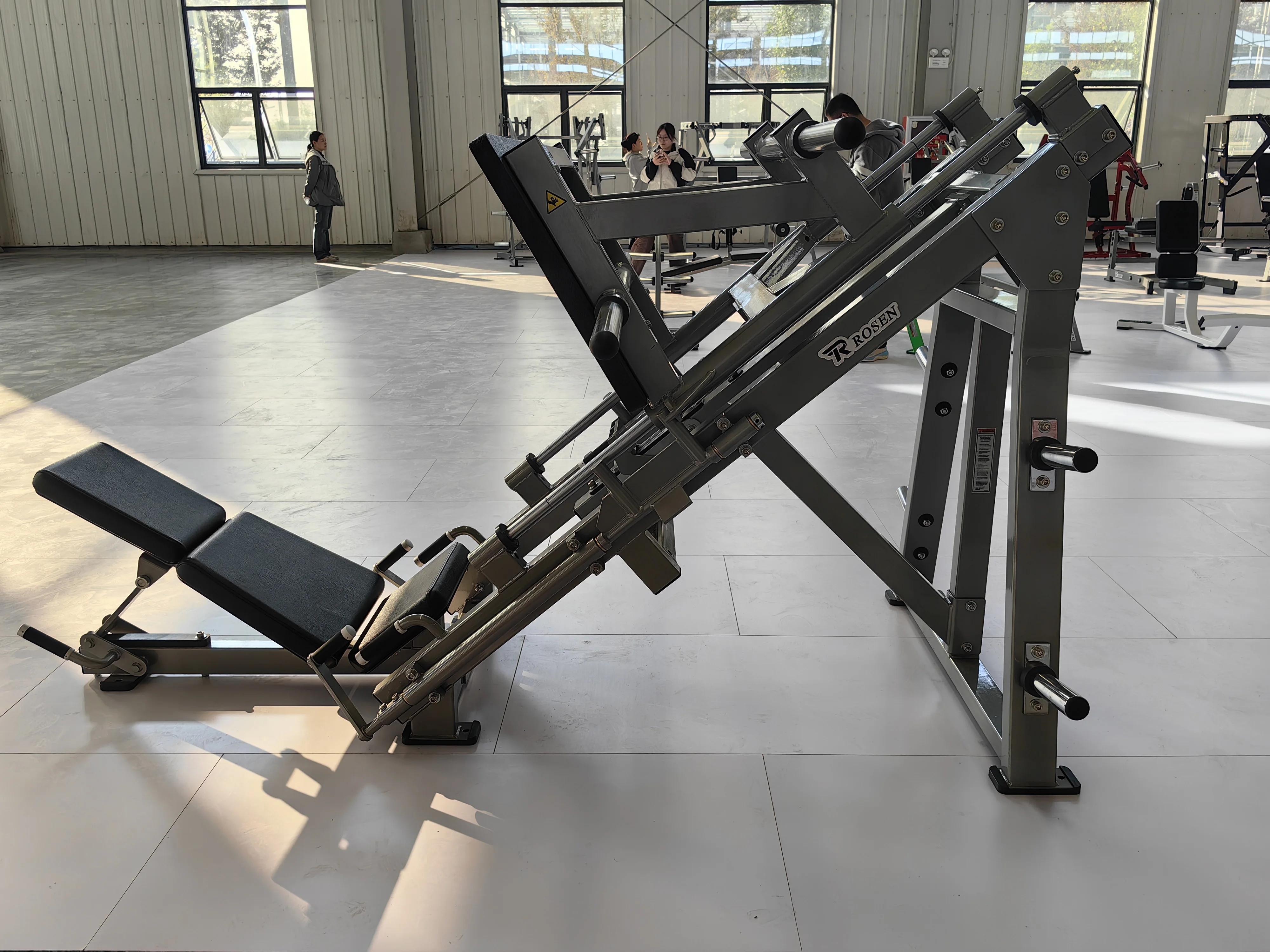 Оптовая цена силовое оборудование толщиной 3 мм силовой Mquinas De Gimnasio Iso-боковой линейный пресс для ног 45 тренировки
