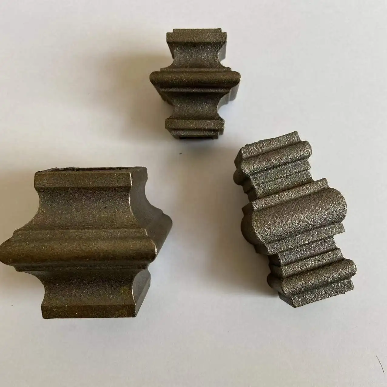 China factory ornamental cast iron collar wrought iron studs for gate decoration