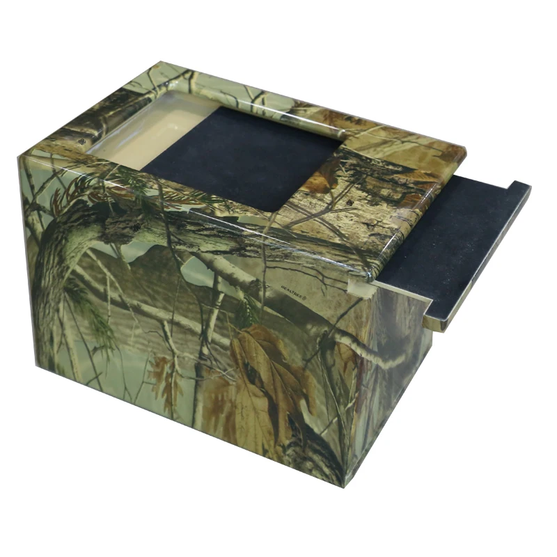 Factory custom  water transfer printing wood cremation urns