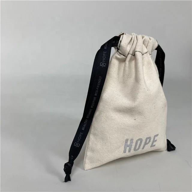 Small Pouch Cloth Bag Drawstring Custom White Cotton Gift Bag Drawstring Small Cotton Linen Drawstring Gift Bag