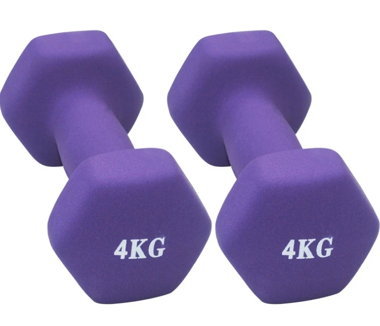 Гантели из ПВХ для домашних упражнений женщин детей рук пилатеса гантели в 1 кг 5 2 3 пара