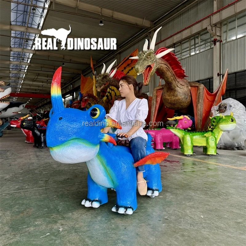 Outdoor Playground Electrical Scooter Dinosaur Animal Toy Battery Car