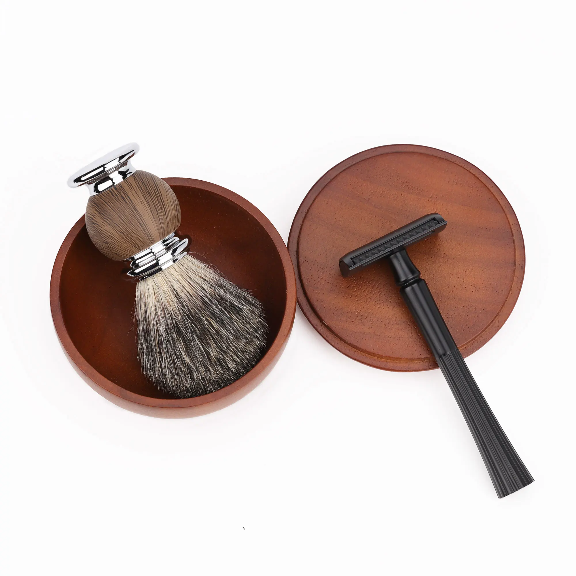 Custom Safety Razor Rose Gold Charm Star Style Double Edge Blade Metal Safety Razor