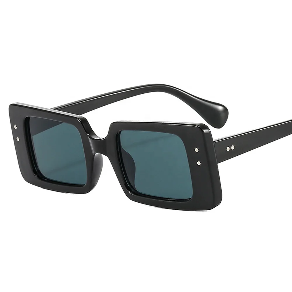 2022 Cheap Hot Selling Wholesale Women Sun Glasses Square Shape UV400 Lenses Trendy Retro Fashion Sunglasses