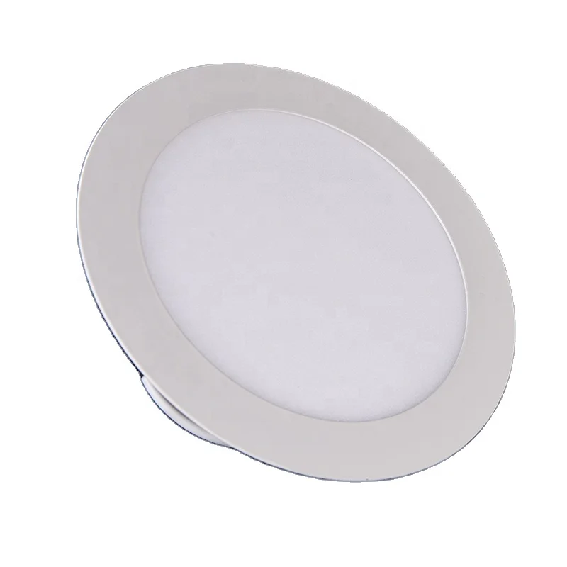 Low price White Recessed Round China factory Surface mounted ultra slim small panel light for home office