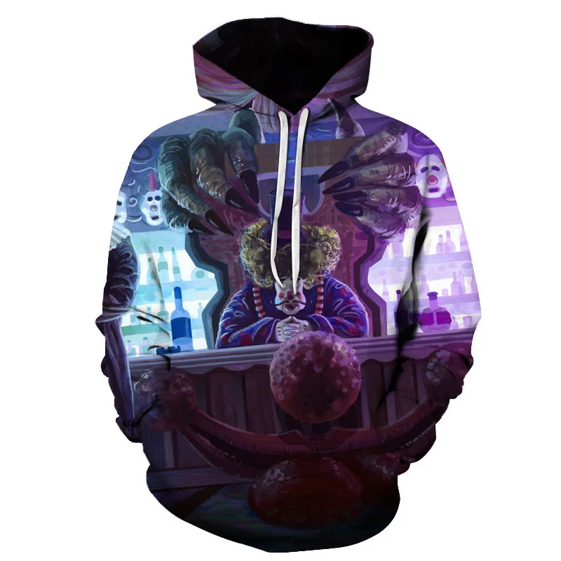 Top Cotton Oem/odm Sueter Veste Homme 3D Print Comics Silk Custom Sublimation Sweatshirts Streetwear Anime Hoddies For Me