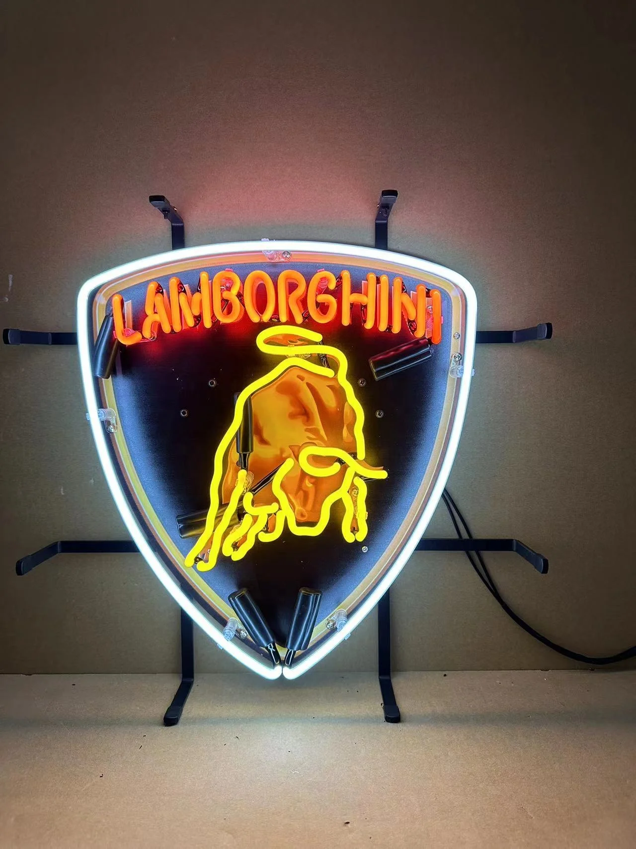 Neon Signs for Wall Decor inin Mustangs Sign Light Man Cave Bar Pub Beer Gift Lamp Neon Glass Tubing