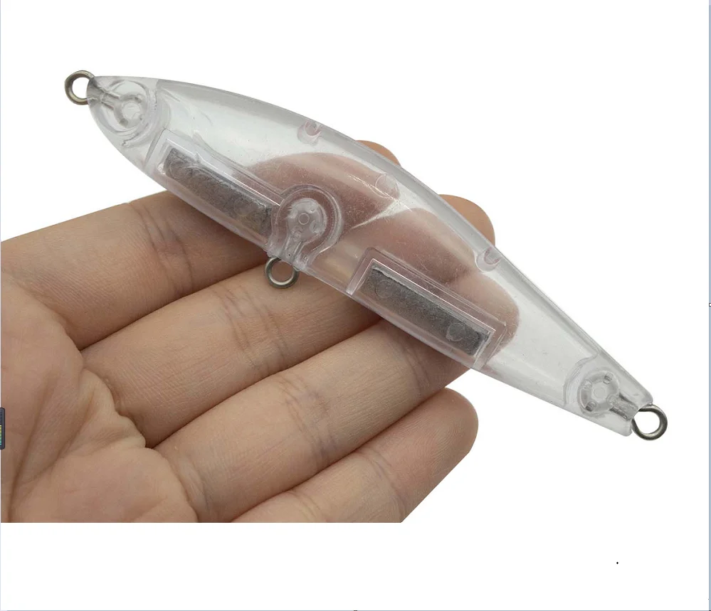 Free eye 95mm 21.5g unpainted fishing lure blank pencil bait blank lure body 8409#