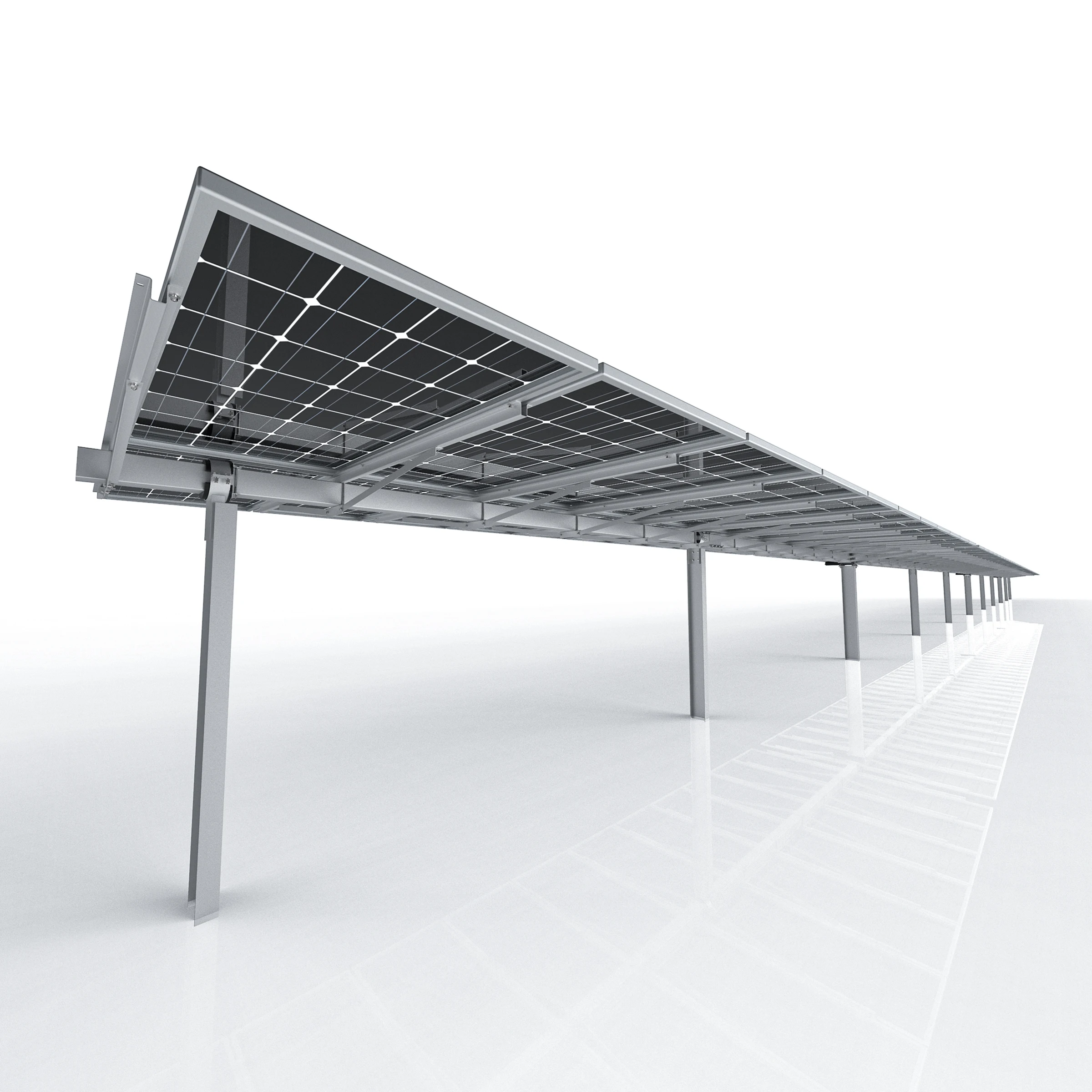 92kw Best selling solar tracker structure sun tracking Bracket Device Kit Single axis bracket control box controller