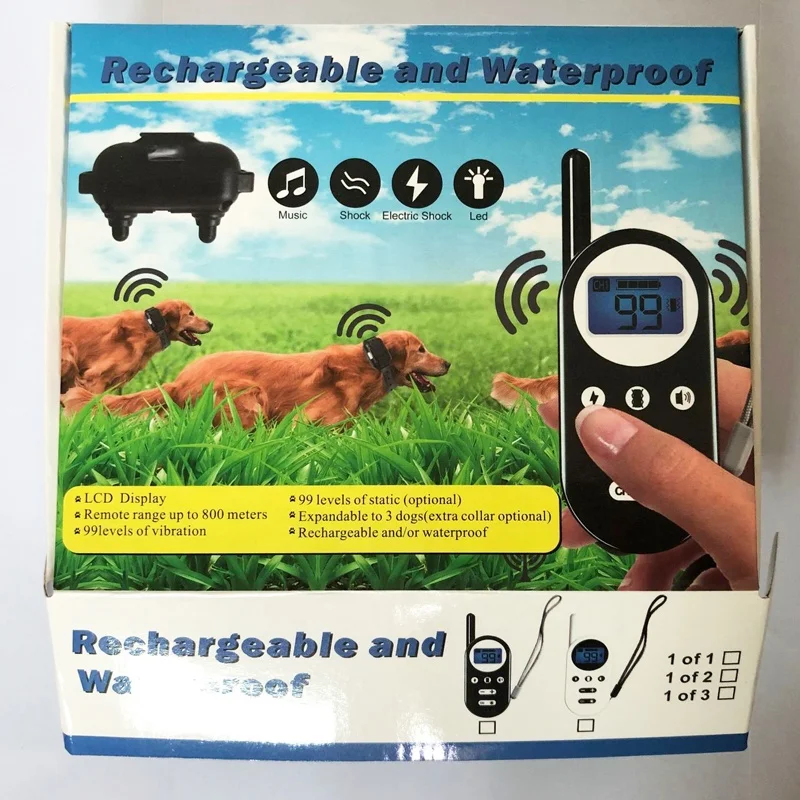Wholesale China Supply Drop Shipping Remote Dog Training Collar For 3 Dogs