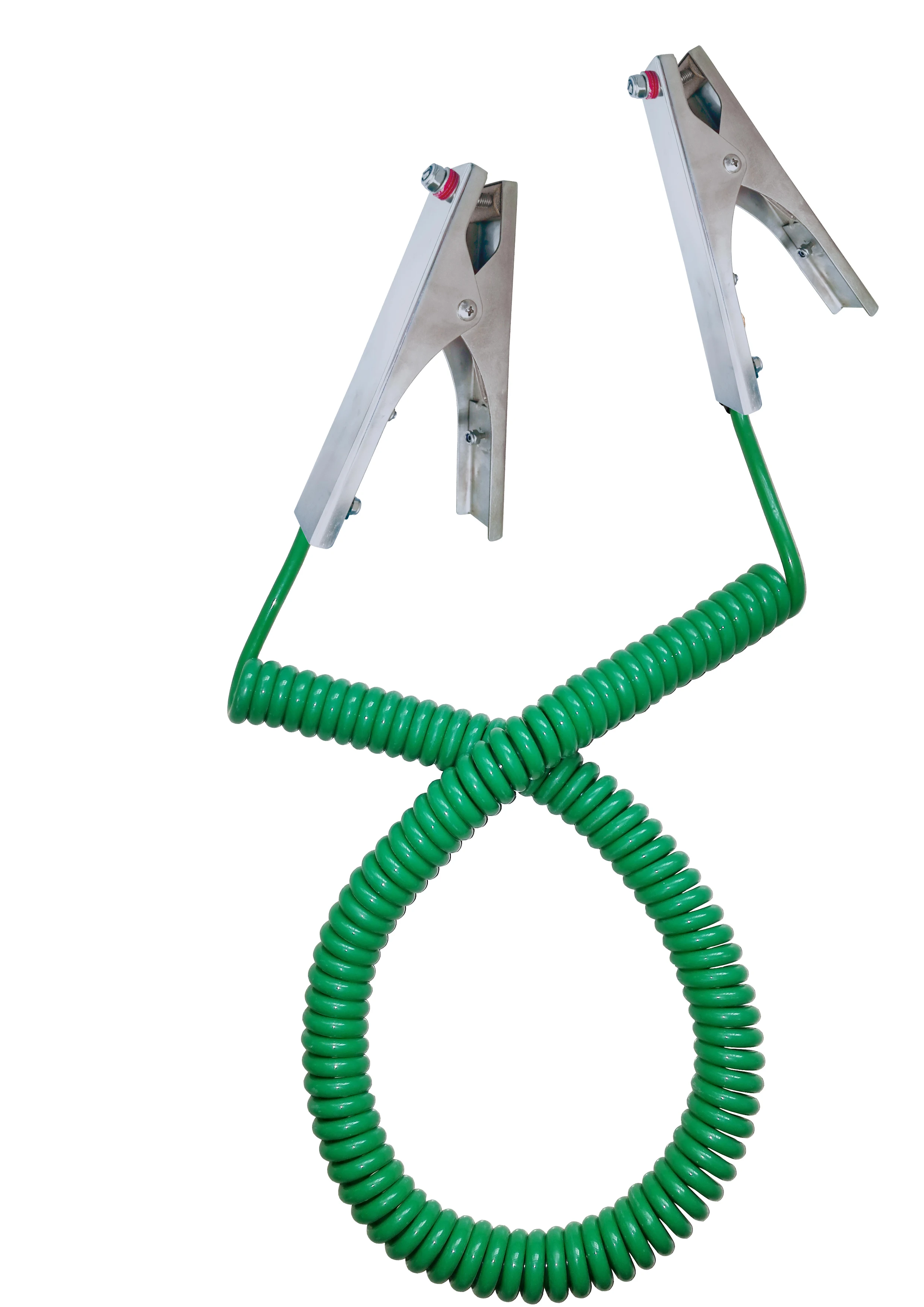 CE Approved Static/Anti-Static Bonding Grounding/Earthing stainless Steel Clamps Connected with 4m Green Cable