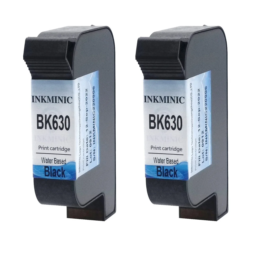 Картридж на основе чернильного растворителя BK117 BK118 BK129 BK140 BK150 BK652 чернильный картридж водной для ручного принтера TIJ