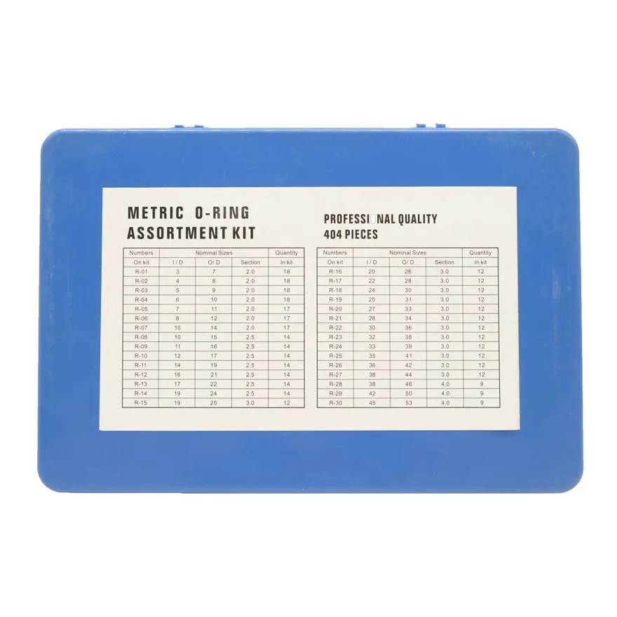 
Hot Sale Oil Resistance Engine 404 Pc Metric Parts O-Ring Seals Silicone O Ring 