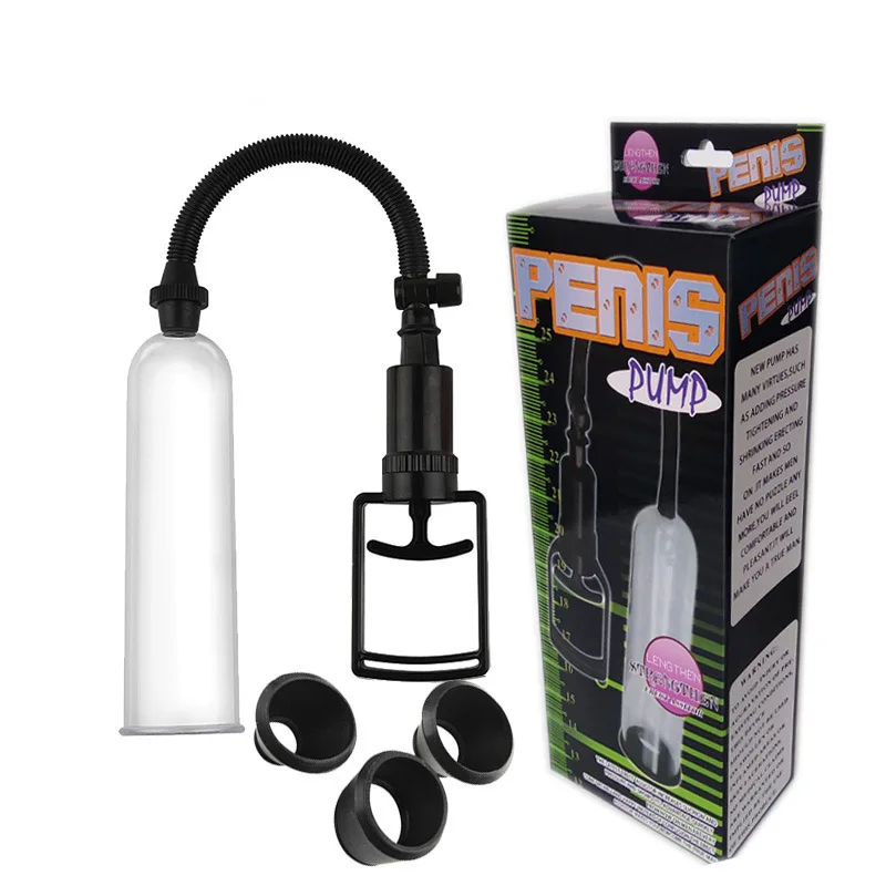 Male Penis Pump Manual Penis Enlarger Sex Toys For Man Vacuum Pump Male Masturbation Penile Extender Trainer Adults Sex Products